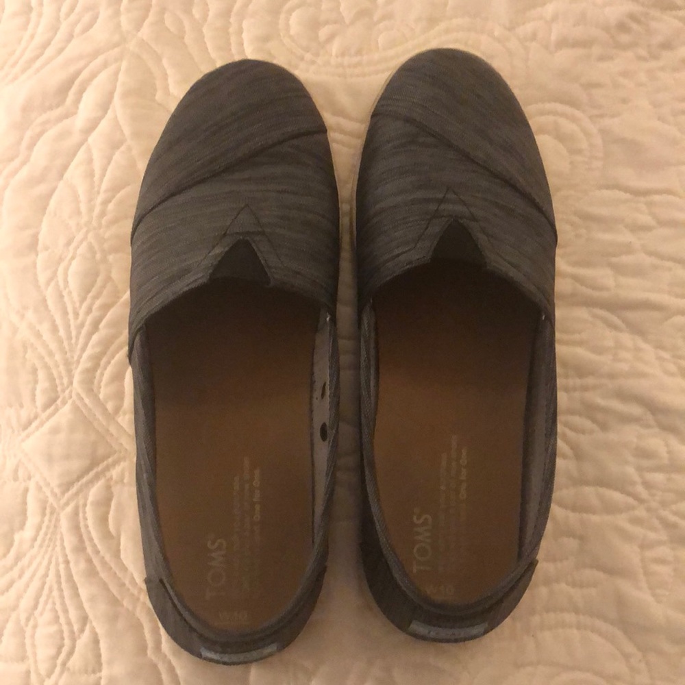 Toms Grey Slip-on Shoes